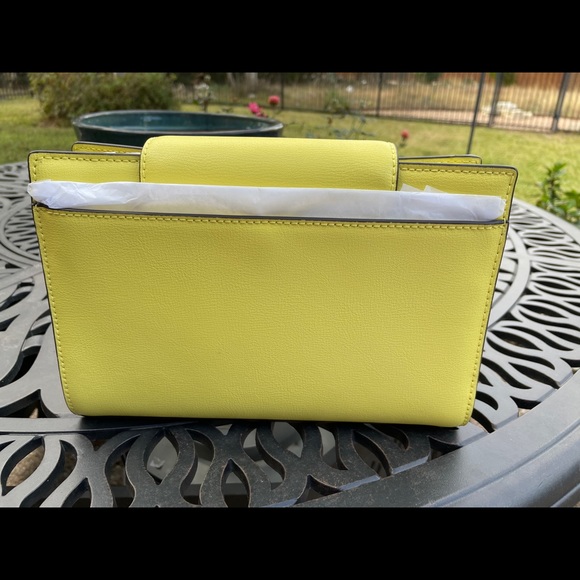 NWT Michael Kors Sunshine Yellow crossbody - Picture 10 of 16
